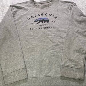 Patagonia Uprisal Crewneck Sweatshirt Fits Roy Bear Large Gray